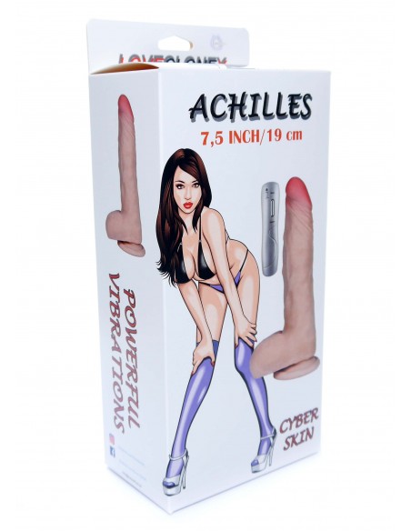Realistyczny Wibrator z Cyberskóry Achilles Loveclonex - Wibratory Realistyczne - 5