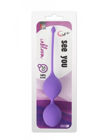 Kulki Gejszy See You In Bloom Duo Balls 36Mm Purple - Kulki Gejszy Podwójne i Pojedyncze - 1