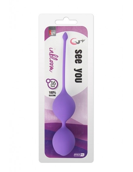 Kulki Gejszy See You In Bloom Duo Balls 36Mm Purple - Kulki Gejszy Podwójne i Pojedyncze - 1