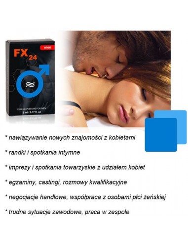 Feromony Dla Mężczyzn Fx24 For Men - Aroma Roll-On 5 Ml - Feromony męskie - 4