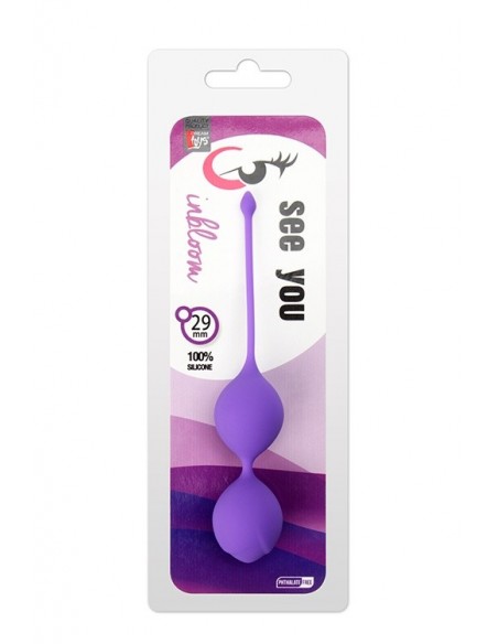 Kulki Gejszy See You In Bloom Duo Balls 29Mm Purple - Kulki Gejszy Podwójne i Pojedyncze - 1