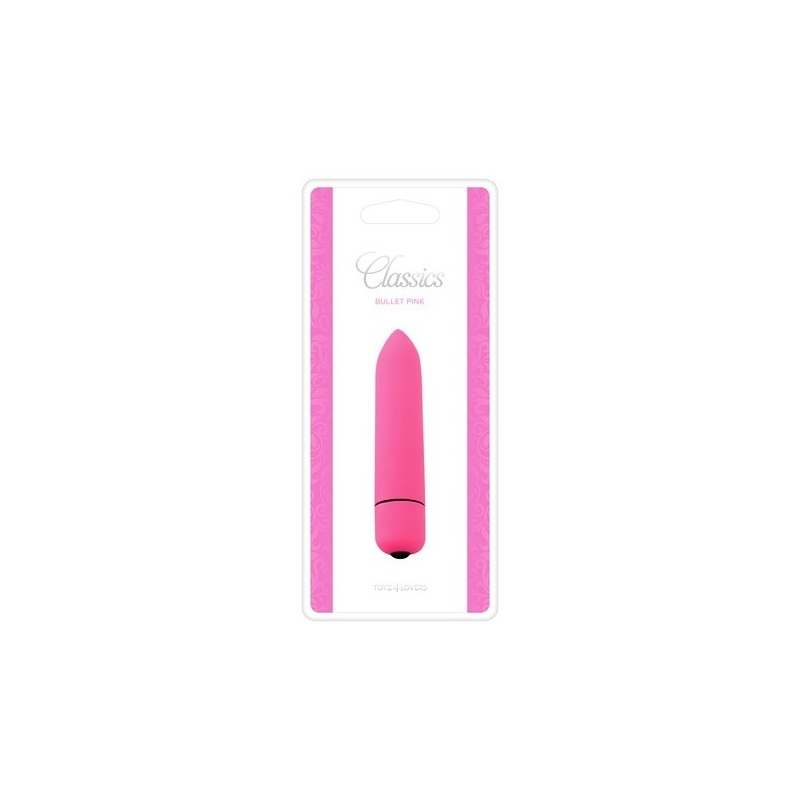 Wibrator Bullet Classics różowy 9x2 cm - 2
