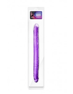 Długie podwójne dildo B-Yours 42,5 cm Fioletowe - Dilda podwójne - 1 2