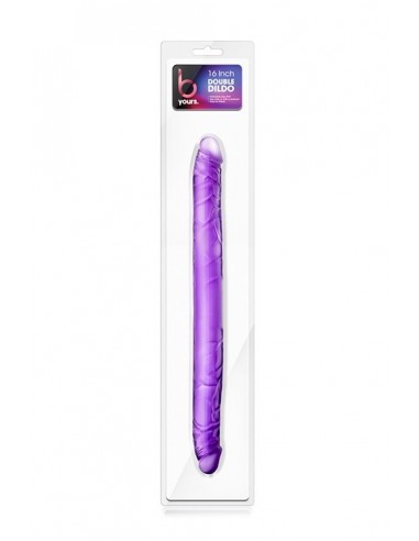 Długie podwójne dildo B-Yours 42,5 cm Fioletowe - Dilda podwójne - 2