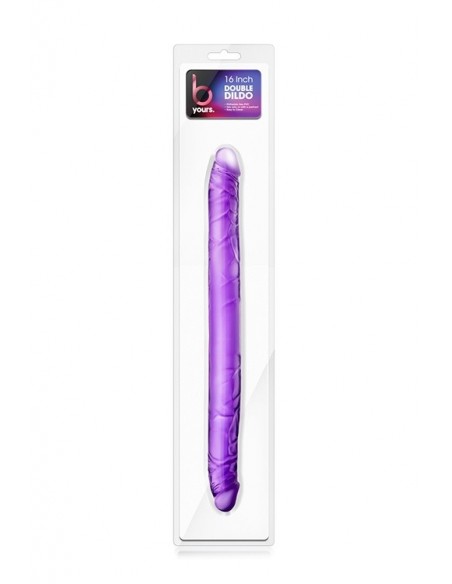 Długie podwójne dildo B-Yours 42,5 cm Fioletowe - Dilda podwójne - 2