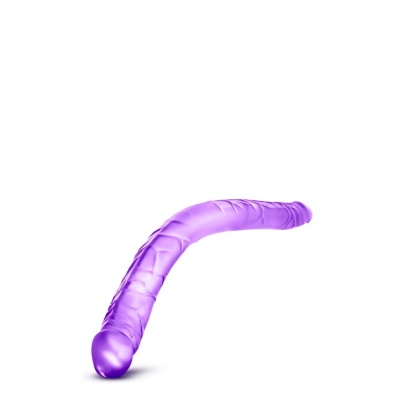 Podwójny dildo 16 cali (40,6 cm) - dwustronny, realistyczny, fioletowy - 1