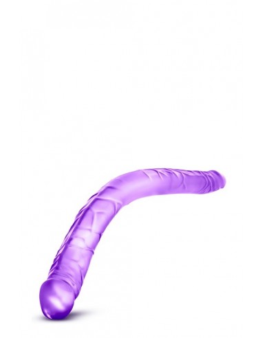Długie podwójne dildo B-Yours 42,5 cm Fioletowe - Dilda podwójne - 1