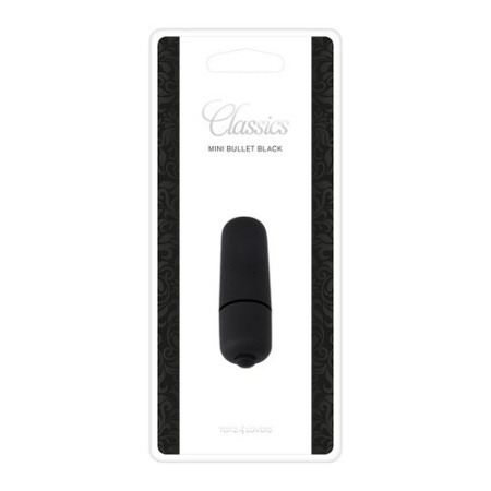 Mini wibrator Bullet Classics 5,5 cm, czarny - 2