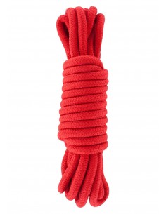 Lina BDSM Bondage Rope Red 5 m - Liny, sznury BDSM - 1 2