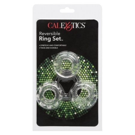 Zestaw odwracalnych pierścieni erekcyjnych Reversible Ring Set o szerokości 2 cm - 2