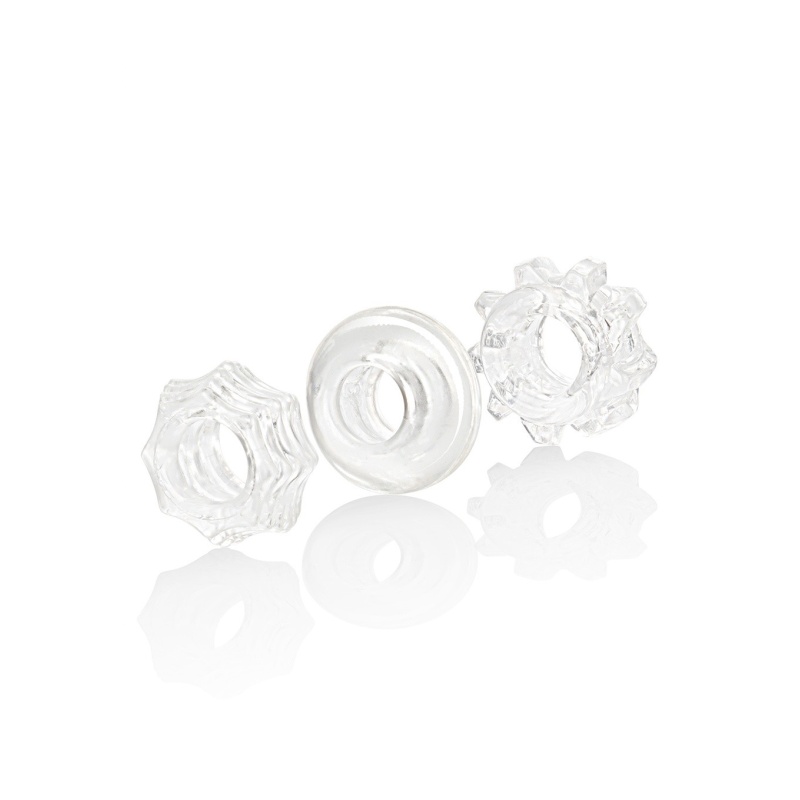 Zestaw odwracalnych pierścieni erekcyjnych Reversible Ring Set o szerokości 2 cm - 1