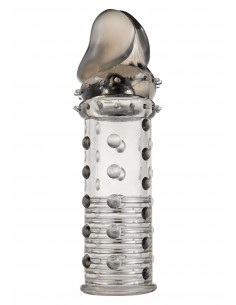 Nakładka Na Penisa Power Stud Sleeve Smoke - Przedłużki i nakładki na penisa - 1