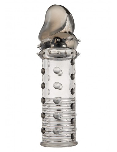 Nakładka Na Penisa Power Stud Sleeve Smoke - Przedłużki i nakładki na penisa - 1