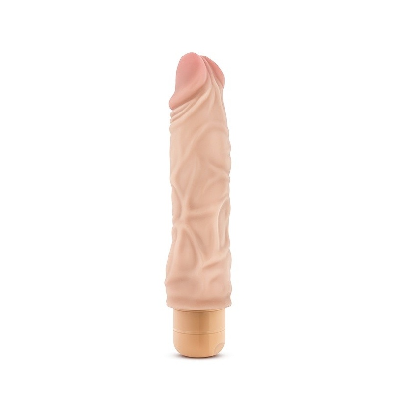 Wibrator realistyczny Cock Vibe 10 z żyłkowaną teksturą, regulacją wibracji i IPX7, 21,6 cm (19,1 cm wkładana) - 1