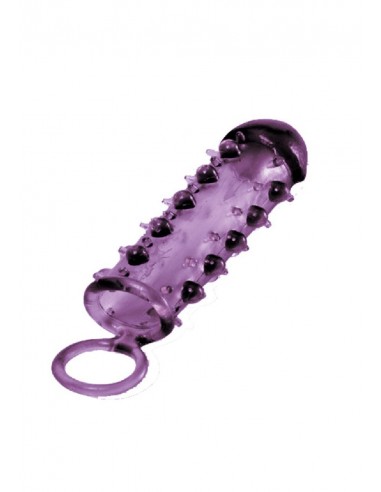 Stymulująca Nakładka Na Penisa Samurai Penis Sleeve Purple - Przedłużki i nakładki na penisa - 2