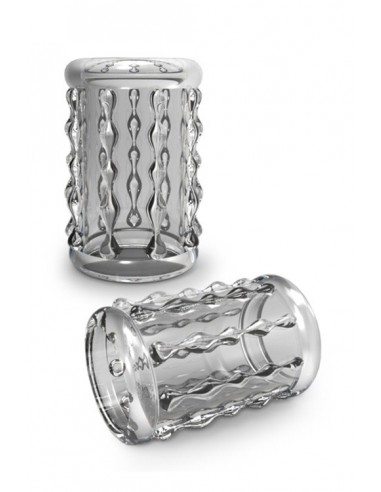 Nakładka Na Penisa  Stay Hard Cock Sleeve 04 Clear - Przedłużki i nakładki na penisa - 1