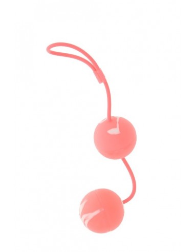 Kulki Gejszy Marbilized Duo Balls - Pink - Kulki Gejszy Podwójne i Pojedyncze - 1