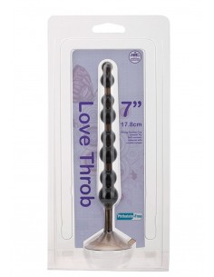 Kulki analne Love Throb Black - Kulki analne, koraliki analne - 1 2