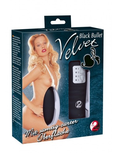 Jajeczko wibrujące Velvet Black Bullet - Wibratory Jajeczka - 2