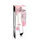 Wibrator Sweet Smile Easy White z zakrzywioną główką do punktu G, 7 trybów, 22 cm - 2