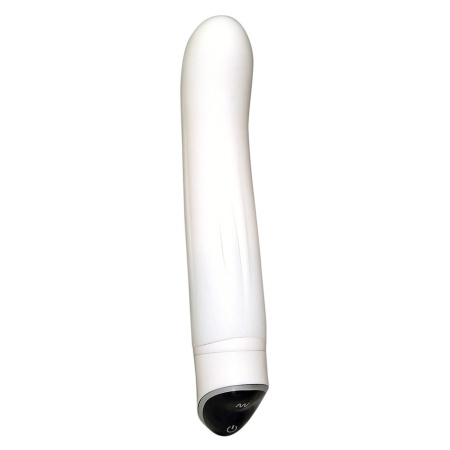 Wibrator Sweet Smile Easy White z zakrzywioną główką do punktu G, 7 trybów, 22 cm - 1