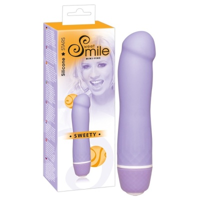 Wibrator Mini Silicone Vibe Penis – silikonowy, anatomiczny profil, 7 trybów wibracji, 12,4 cm, średnica 2,3–2,6 cm - 1