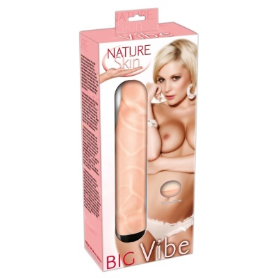 Wibrator realistyczny Big Vibe – elastyczny TPR, 8 trybów wibracji, 23 cm - 1 2