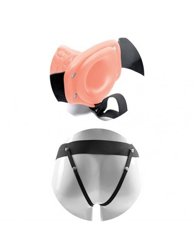 Strapon Fallo Strap On Cavo Real Rapture 8 Flesh - Strap-ony, dilda na pasku bez wibracji - 4