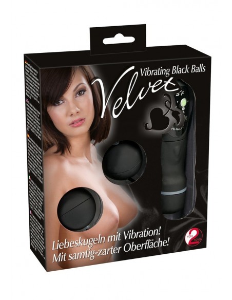 Wibrujące kulki gejszy Velvet Vibr. Balls - Kulki Gejszy i Jajeczka Wibrujące - 2