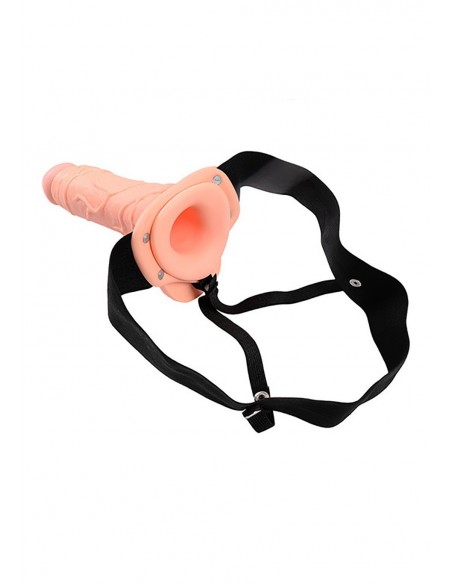 Strapon Fallo Strap On Cavo Real Rapture 8 Flesh With Balls - Strap-ony, dilda na pasku bez wibracji - 3