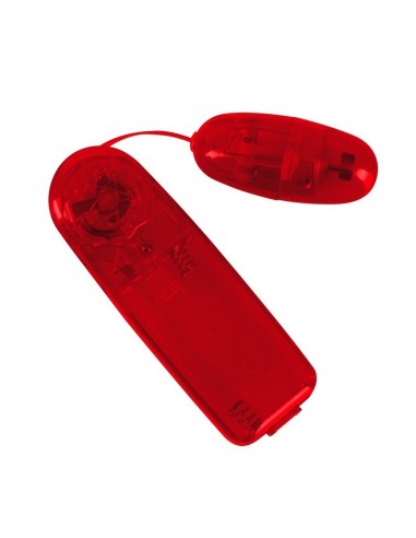 Mini wibrator Bullet Czerwony - Kulki Gejszy i Jajeczka Wibrujące - 1