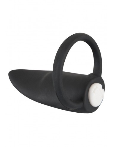 Pierścień Na Penisa Wibrujący Czarny Velvets Vibrat - Pierścienie erekcyjne wibrujące - 1