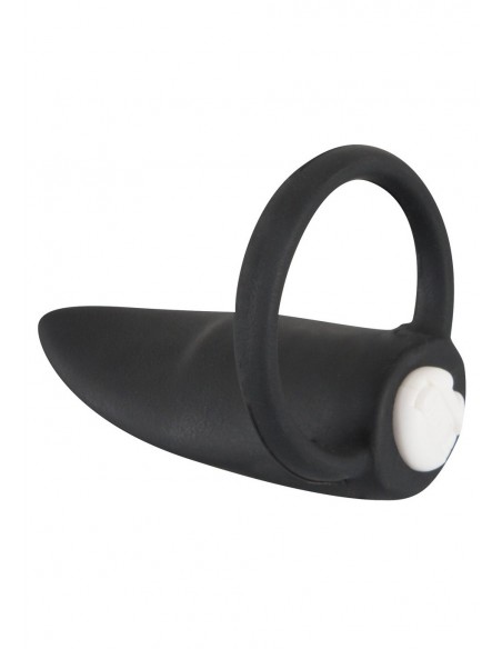 Pierścień Na Penisa Wibrujący Czarny Velvets Vibrat - Pierścienie erekcyjne wibrujące - 1