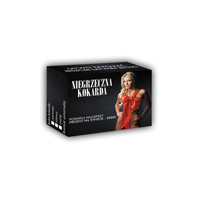 Kokarda satynowa Niegrzeczna na wieczór panieński - 1