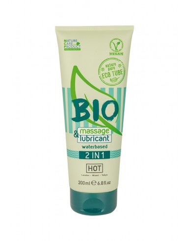 Żel intymny Hot Bio Massage / Lubricant 2w1 200 ml - Lubrykanty na bazie wody - 1