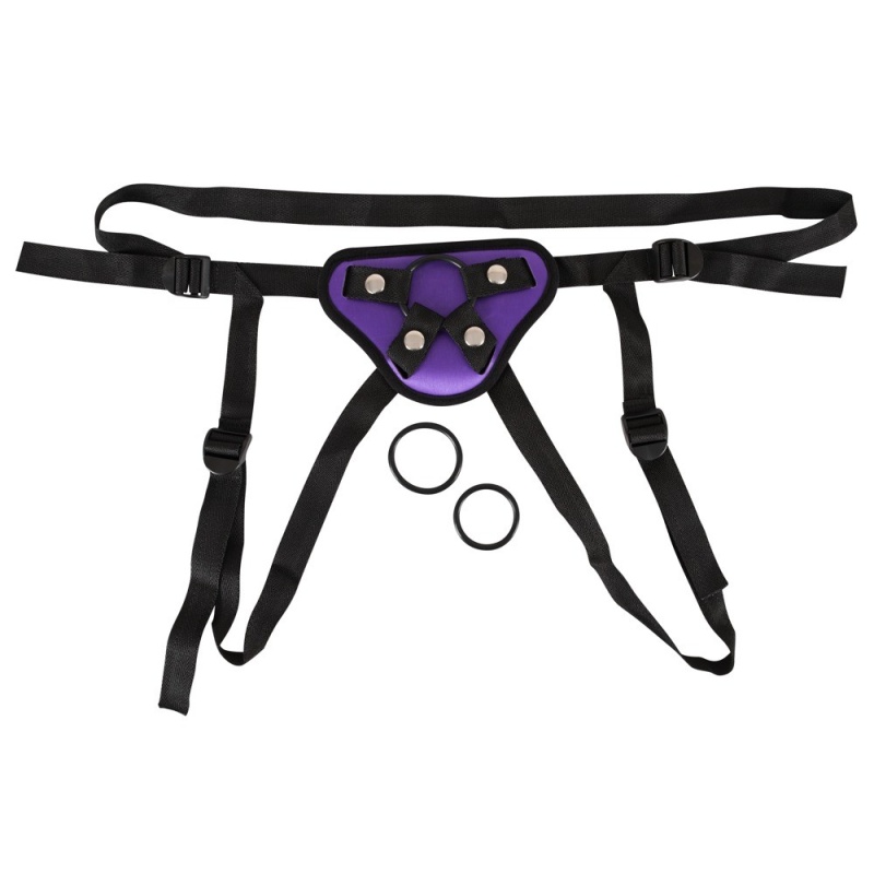Uprząż strap-on Universal Harness z 3 pierścieniami 4/4,5/5 cm i regulacją do 134 cm - 3