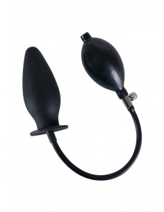 Korek analny pompowany True Black Anal Plug - Korki analne pompowane - 1