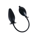 Korek analny pompowany ORION z pompką kulową i zaworem zwalniającym, czarny – 11,5 cm, średnica początkowa 2–4,5 cm, maks. do 9 - 1