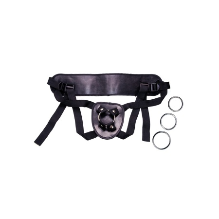 Uprząż strap-on Universal Harness z wymiennymi pierścieniami 4, 5 i 6 cm, obwód bioder do 155 cm - 1