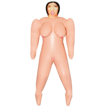 Lalka miłości Fatima Fong — nadmuchiwana, 3 kanały stymulacji, 154 cm - 2