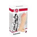 Nakładka na penisa Thicker&Bigger Extension nude z pierścieniem na jądra, TPE, długość 17 cm, średnica wewnętrzna 2,5 cm - 9