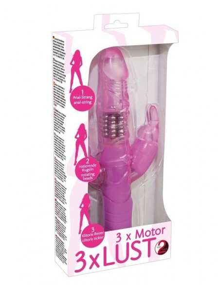 Wibrator Króliczek 3Xlust Perlenvibe - Wibratory Króliczki - 3