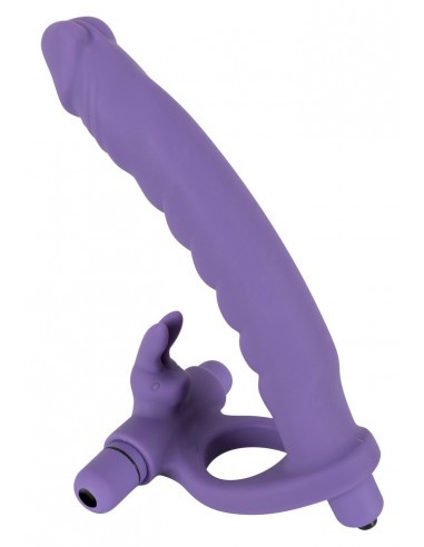 Strapon Z Wibracją Los Analos Double De - Strap-ony, dilda na pasku z wibracją - 2