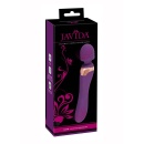 Javida Double Massager – masażer i wibrator 2w1 z ruchomą głowicą kulową i elastyczną szyjką, 21,8 cm - 2