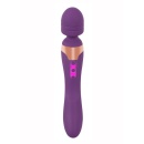 Javida Double Massager – masażer i wibrator 2w1 z ruchomą głowicą kulową i elastyczną szyjką, 21,8 cm - 3