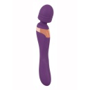 Javida Double Massager – masażer i wibrator 2w1 z ruchomą głowicą kulową i elastyczną szyjką, 21,8 cm - 4