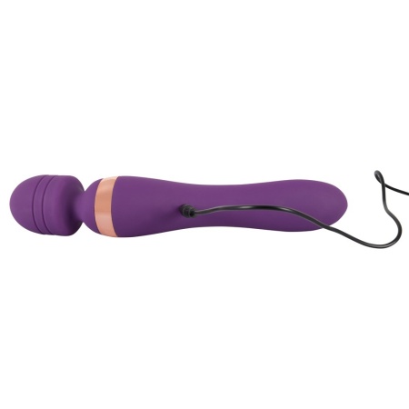 Javida Double Massager – masażer i wibrator 2w1 z ruchomą głowicą kulową i elastyczną szyjką, 21,8 cm - 6