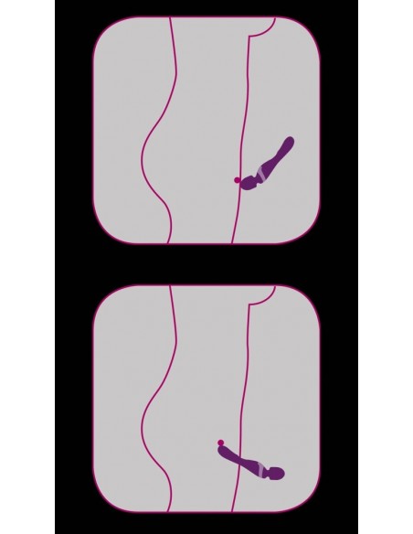Masażer ciała i łechtaczki Javida Double Massag - Wibratory Magic Wand - 9