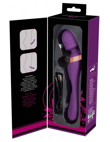 Masażer ciała i łechtaczki Javida Double Massag - Wibratory Magic Wand - 10