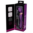 Javida Double Massager – masażer i wibrator 2w1 z ruchomą głowicą kulową i elastyczną szyjką, 21,8 cm - 10